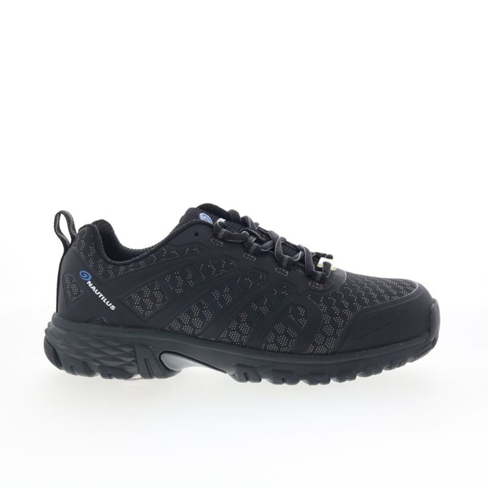 Nautilus Mens Stratus Oxford Alloy Toe SD10 Black Shoes (NWT)